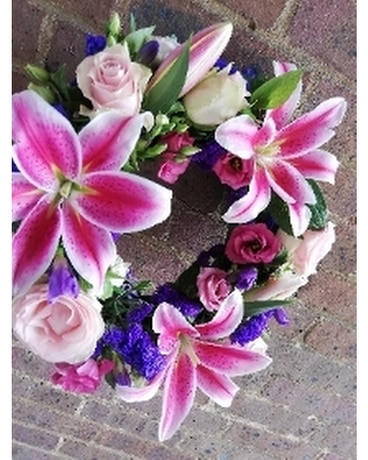 Tropical Wreath Flower Arrangement