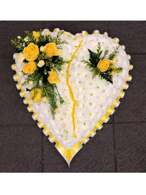 Heart Tribute Funeral Arrangement