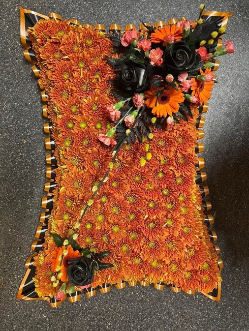 Wolves Pillow Flower Arrangement