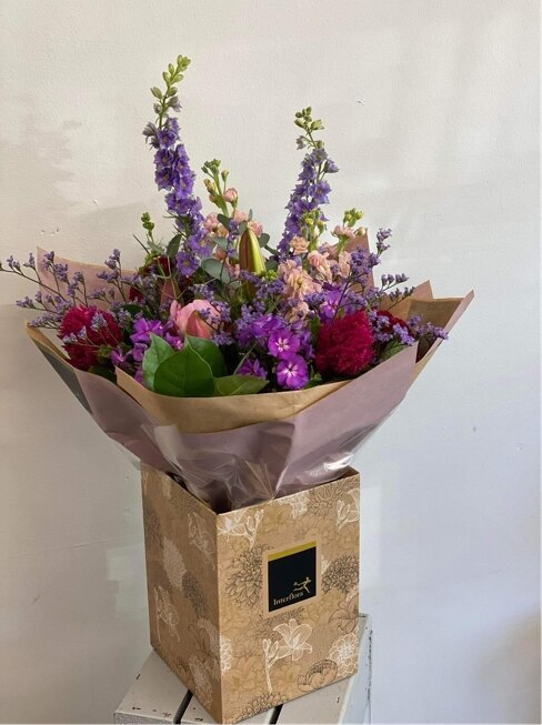 Splash of Purple Flower Arrangement