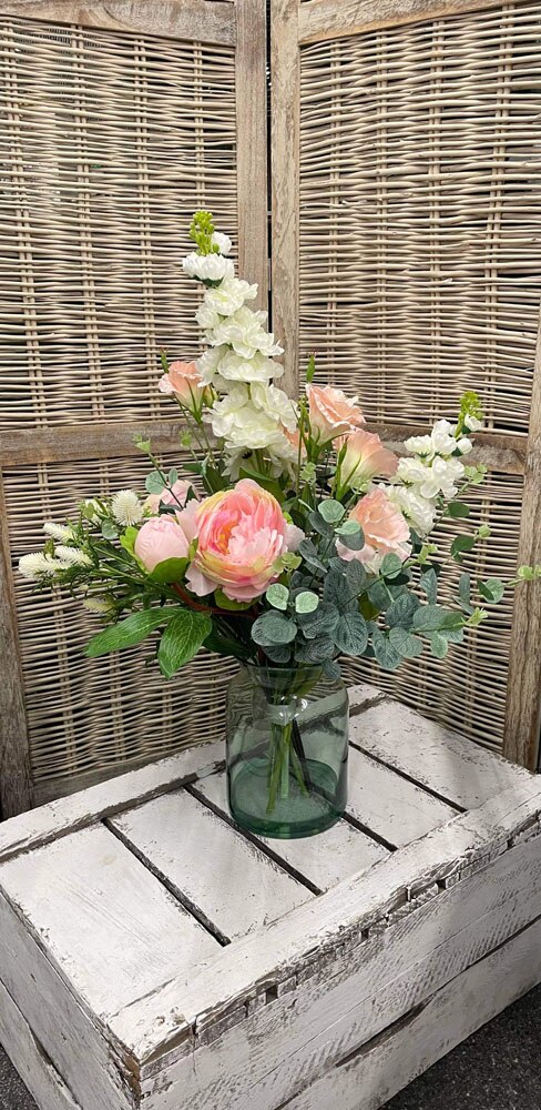 Faux Flower Arrangement Flower Arrangement